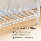 VIPEK V7C Garment Racks with Cover Portable Closets for Hanging Clothes, Heavy Duty Clothes Rack with Shelves Metal Closet Wardrobe, Max 670lbs, White Rack with Grey Upgraded Polyester Cover