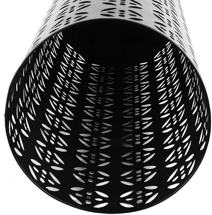 Metal Round Umbrella Stand Rack, Freestanding Tall Round Basket Umbrella Holder Bin for Entryway Home Office (S)