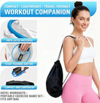 Figure 8 Resistance Bands for Arm, Back, 3 Level Latex Heavy Exercise Bands with Handles for Strength Training, Full Body Workout, Physical Therapy, Pilates, Yoga, Home Gym Equipment for Women