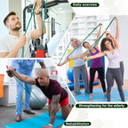 1 Roll Resistance Tubes Exercise Tubing 50ft Exercise Bands Tubing for Therapy, Lower Pilates, Home Workouts, Rehab Core