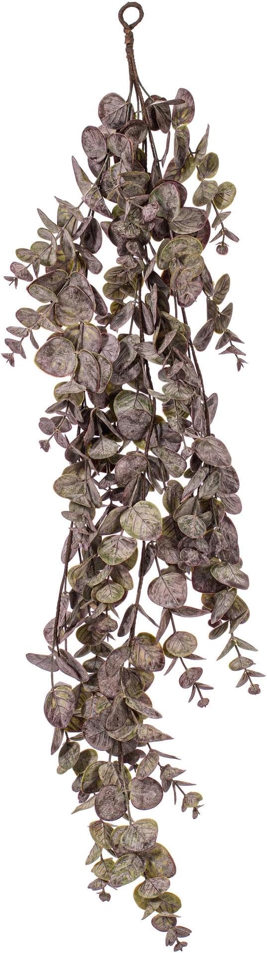 Vickerman 36" Artificial Burgundy Spiral Eucalyptus Vine