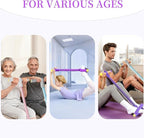 Pedal Resistance Bands with Handles, Durable 6-Tubes Multifunction Pedal Resistance Band, Natural Rubber Foot Pedal Resistance Bands, Fitness Resistance Bands for Abdomen, Waist, Arm, Leg