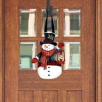 Briarwood Lane Snowman and Friends Wood Door Hanger