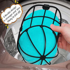 Hat Washer Cage for Baseball Caps Washing Machine Dishwasher Cap Cleaner Frame Washing for Adult Kids Ball Hats (Black-1Pack)