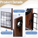 SynHHergyx Magazine Holder Magazine Book Holder Slim Magazine Rack Floor Magazine File Holder Storage Basket Folder Organizer Bin for Letters, Magazines, Books, Newspapers