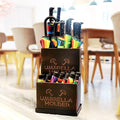 SEIFE Commercial Large Capacity Metal Umbrella Holder Indoor， Can Hold 30 Umbrellas, Tall Umbrella Holder， entryway Umbrella Bucket，for Hotel，Offices，Home(Brown,Large)
