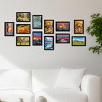 4x6 Black Picture Frames Set of 12 for Displaying 4 x 6 Photos, Multi 4x6 Frames Collage for Wall or Tabletop, Horizontal or Vertical Display