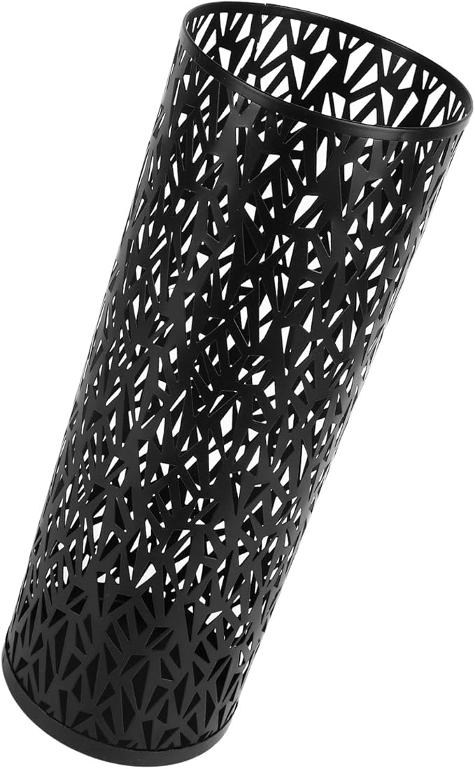 Semme Round Metal Umbrella Holder, and Watertight, Modern Design, Stable for Entryway, Office, Home Use (M)