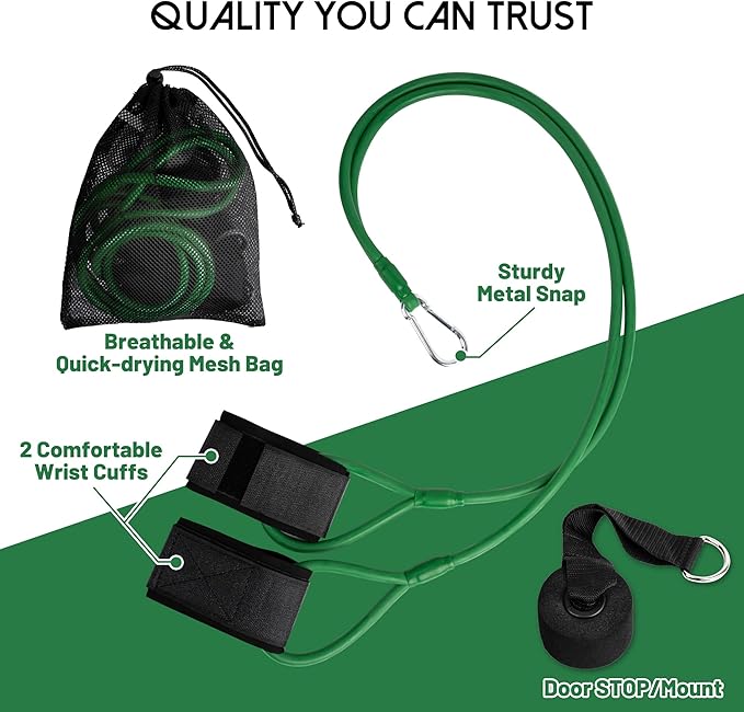 Baseball Softball Resistance Training Bands, Arm Strength, Pitching and Conditioning Equipment for Kids