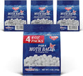 Enoz Para Moth Balls, Kills Clothes Moths and Carpet Beetles, No Clinging Odor, 4 Oz (Pack of 4)