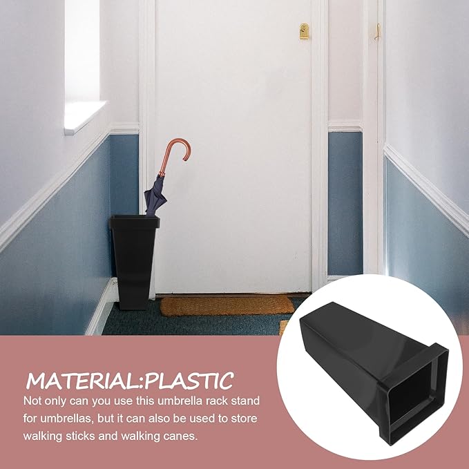 Healifty restaurant umbrella stand Walking stick organizer major container umbrella holder for parasol decorate flowers umbrella storage holder plastic barrel wake long umbrella