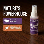 Household Essentials CedarFresh Lavender Cedar Power Spray, 2-Ounce Concentrated Essence for Blocks, Hangers, Closets, Drawers, Chests & Wardrobe Freshening