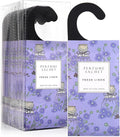 ROSE COTTAGE Large 12 Packs Fresh Linen Hanging Closet Deodorizer Air Freshener Long Lasting Scented Sachets Smell Goods for House