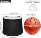 Lampshades Set of 2, Black Fabric Lamp Shades 11.6" Top x 12.6" Bottom x 9.8" High Drum Lampshades for Table Lamps, Floor Lamps, Pendant Light, E26 Base Harp Holders Included
