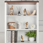 Gold Decor Thinker Statues Set of 3,Golden Abstract Face Resin Sculptures,Home Decor Accents,Office Bookshelf Decor, Shelf Side, Table Decorations for Living Room, Gift for Friends (gold-3Pcs)