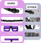 Upgraded Pedal Resistance Band with Handle - Fashion Puller Exercise Tool, Thickened Built-in Latex Tube Pedal Resistance Device & Soft Nitrile Rubber Anti-Slip Footrest for The Core/Arms