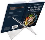 Americanflat Acrylic Easel Stand - 8" Tabletop Easel and Plate Stand - Lightweight Display Holders for Photos, Cards, Frames, Books, Magazines, Albums - Home or Office Decor
