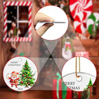 Gytera 2025 Dragon Christmas Ornaments for Tree Decorations- Dragon Hanging Acrylic Christmas Decorative Hanging Ornaments