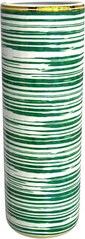Red Lantern 24" Striped Green Umbrella Stand