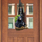 Briarwood Lane Black Bear Family Wood Door Hanger