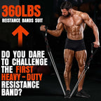 Heavy Resistance Bands for Working Out, 300LBS Exercise Bands with Handles, Workout Bands for Men, Weight Fitness Bands Set for Muscle Training, Strength, Slim, Yoga, Home Gym Equipment