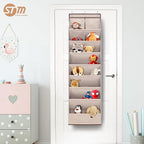 STORAGE MANIAC Over the Door Shoe Organizer Heavy-Duty Large Deep Pocket Hanging Shoe Organizer Shoe Rack Door Closet Shoe Organizer for Wall, Dorm & Narrow Door Storage Shoe Holder Oat Beige, 1 Pack