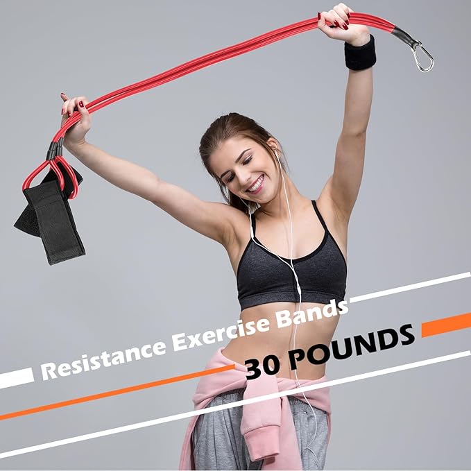 Zomiboo Baseball Bands Sports Resistance Exercise Bands Arm Strength Training Softball Baseball Pitching Training Workout Equipment for Youth Adult