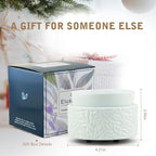 Electric Wax Melt Warmer with Warm Light, 3-in-1 Ceramic Candle Warmer Large Dish Scented Wax Melter Essential Oil Burner for Home Aromatherapy, White