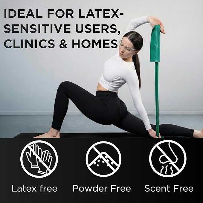 THERABAND Resistance Band 25 Yard Roll, Non-Latex Professional Elastic Stretch Bands for Upper & Lower Body Exercise Workouts, Physical Therapy, Lower Pilates, Flexibility, & Rehab, Dispenser Box