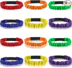 Augshy 3 Legged Race Bands, Assorted Colors Elastic Tie Rope Resistance Bands for Relay Race Game Carnival Field Day Backyard Game Party Supplies