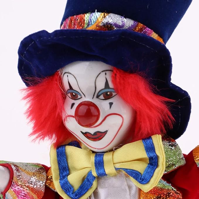 Clown Figure Doll Ornaments Home Table Desk Top Decor Halloween Decoration Gift - #5