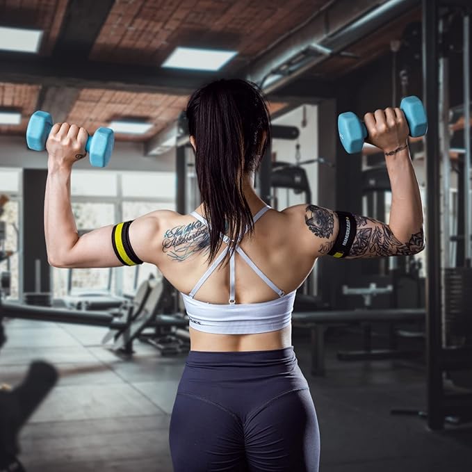 MANUEKLEAR Blood Flow Restriction Bands for Women Glutes Leg, Booty Bands for Women Butt Lift, BFR Occlusion Thigh Bands for Workout Squat Hip Building