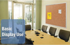 Quartet Cork Bulletin Board 72"W x 48"H Pin Board, Silver Aluminum Frame (2307)