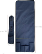 Wanty Sofa Armrest Organizer Couch Arm Chair Caddy Sofa Cover Storage Holder for Remote Control Magazine Book Smart Phone Tablet Drinks and Water Bottle (Navy Blue)