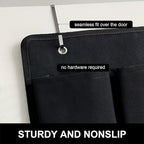 RV Shoe Pockets 10 Pockets Heavy Hanging Bedside Storage Organizer with Sturdy Hooks Storage Pockets Hangs on bed for Shoes Toys and Tool Accessories