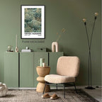 Yayoi Kusama Inspired Poster Japanese Botanical Wall Art Abstract Yayoi Kusama Print Modern Ukiyo-e Japanese Gallery Wall Decor 8x10in Unframed for Home Bedroom Decorations