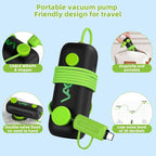Vacuum Bags for Travel - USB Electric Pump, 18 Pack Carry-on Size Vacuum Seal Bags for Clothing - Space Saver Vacuum Storage Bags for Luggage, Travel Essentials.