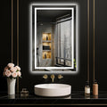 LOAAO 20"x30" LED Mirror for Bathroom, Lighted Bathroom Mirror with Lights, Anti-Fog, Dimmable, Memory Function, Clear Reflection