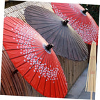 Hemobllo 2Pcs Oiled Paper Umbrella Frames Classical Parasol Skeleton Kits for DIY Home Decoration Wedding Stage Props Photo Shoot Holiday
