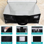 Extra Large Moving Boxes-Moving Bags with Zipper, Carrying Handles and Tag Pocket-Moving Supplies for Space Saving-Totes for Storage - for moving, Storage, Camping and Travel 93L-6 Pack