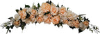 v-max 48" Peony Rose Hydrangea Swag for Wedding Party Home Garden, Wedding Arch Garden Wall Decoration, Weddings, Home Decor - Beige