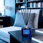 Xcleen Reed Diffuser Set, 6.7 fl oz Sandalwood Scented Oil Diffuser with Sticks, Reed Diffusers for Home Bathroom Shelf Decor