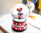 Disney Minnie Mouse Light-Up Snow Globe with Swirling Glitter Display Piece Decoration | Home Decor for Kids Room Essentials | Precious Keepsake, Cute Novelty Gifts and Collectibles | 6 Inches Tall