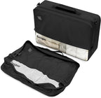 Vacuum Seal Bags for Travel 180° Open Compression Packing Cubes for Carry-on Luggage, IP67 Waterproof Space Saver Storage Bag (1 Large Pack No Pump Black)