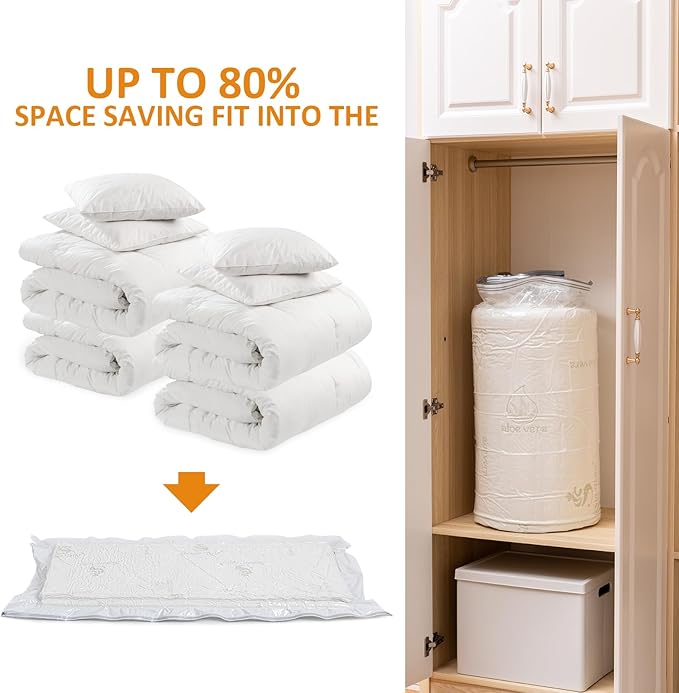 Mattress Vacuum Bag 94.5x47.2 in Space Saver Vacuum Storage Bags Oversized Vacuum Bags Twin Mattress Vacuum Bag King Mattress Bag Vacuum Sealer Bag for Memory Foam Mattress Moving Shipping Storage