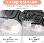 Meetall 4Pack Hanging Vacuum Storage Bag Reusable Space Saver Compressed Bag with Hangers.2pcs in 26.3x35.4inch(67x90cm) and 2pcs in 26.3x43.3inch (67x110cm).Work with Any Vacuum Cleaner.
