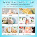 HIQILI Fragrance Oil, Gold Coast 6x10ml for Candle Scents Making, Scented Oils for Soy Candles Soap Slime Aromatherapy Diffuser, Premium Grade Essential Oil Set for Christmas Holiday