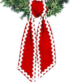 of Decorative Door Swag with Beautiful Scalloped Design Instantly Brightens Entryways and Living Space Trim Garlands Ribbons