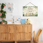 1PCS Winnie Quotes Baby Shower Sign, the Pooh Wall Hanging Decor, Sometimes the Most Things Wall Gifts, Adorable Winnie Sign for Nursery Home Bedroom, Baby Shower Party Supplies