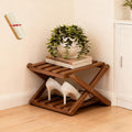 The 9-Tier No-Assembly Bamboo Rack, Folding Bamboo Shoe Rack Organizer with Collapsible Vertical Design, Space-Saving & No-Tool Assembly, for Entryways,Corners,Bedrooms,Balconies (Brown,2)